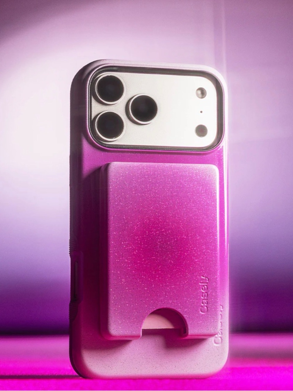 Casely Violet Soul Purple Aura iPhone 17 Case and MagWallet